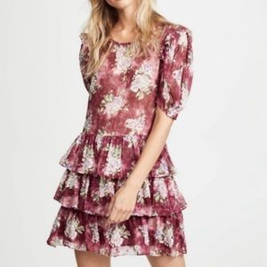 Loveshackfancy mini ruffle dress